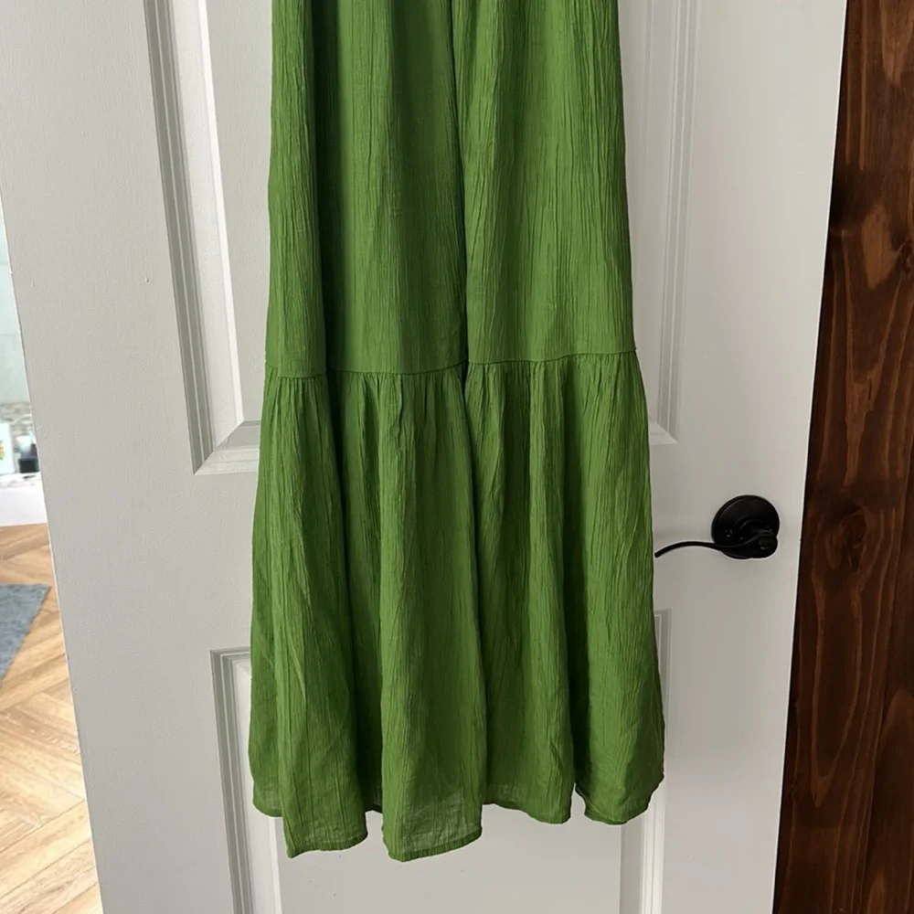 Abercrombie & Fitch Green Maxi Dress